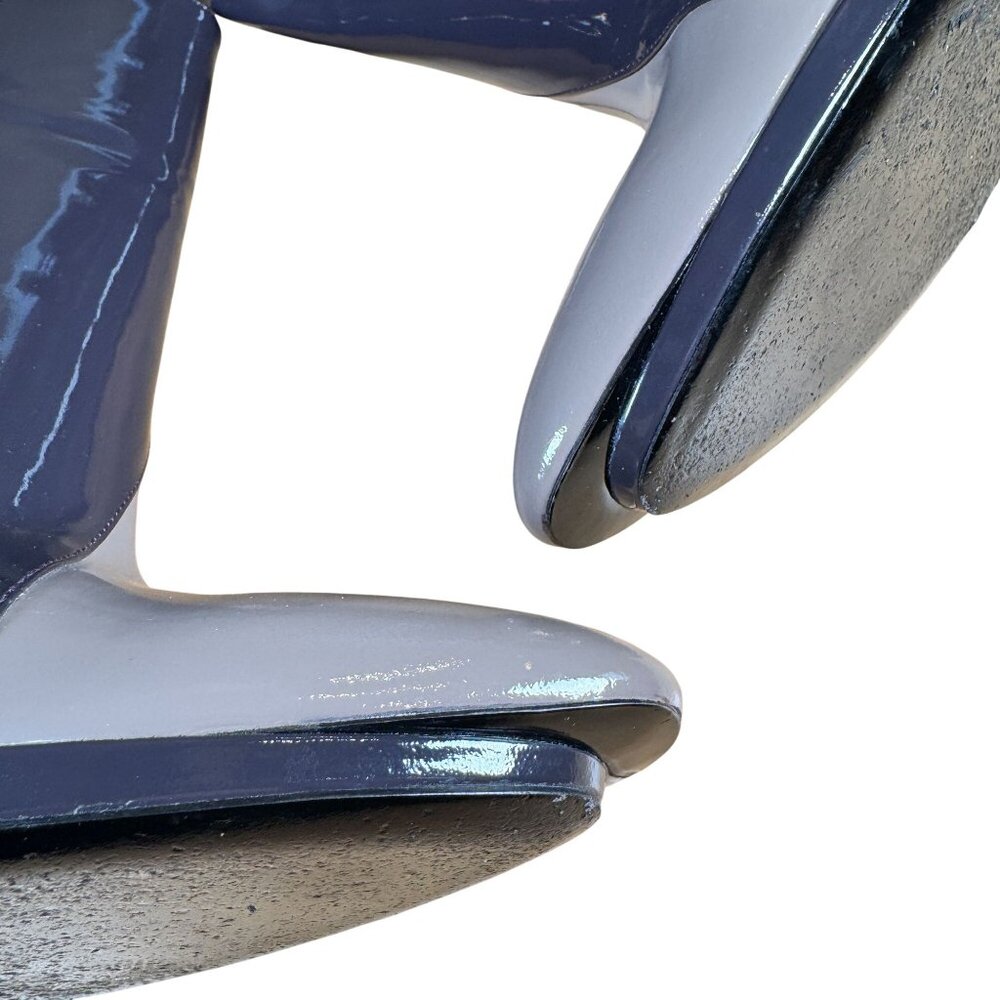 Balenciaga Patent Leather Colorblock Stiletto Ankle Boots Size EU 40 US 10 - Picture 11 of 12